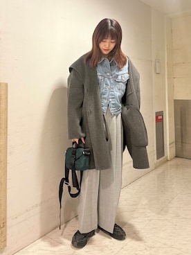 薫子さん(レディース・157cm)の冬コーディネート