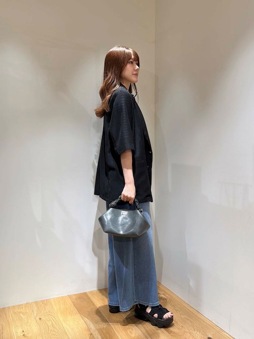 シアーメッシュハーフスリーブジャケット