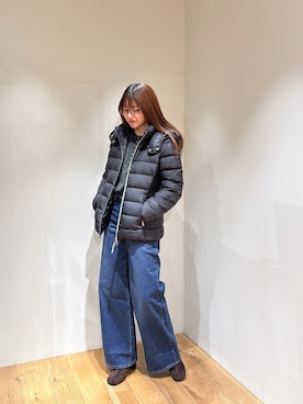 「URBAN RESEARCH（アーバンリサーチ）のnew basic　Lisse Cashmere henry knit（ニット/セーター）」を使った、薫子さん（レディース・157cm）の秋コーディネート