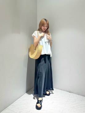 薫子さん（レディース・158cm）の夏コーディネート