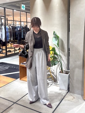 「アイテム（その他アウター）」を使った、薫子さん（レディース・157cm）の秋コーディネート