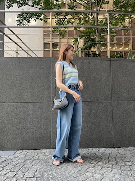 薫子さん（レディース・157cm）の夏コーディネート