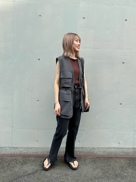 薫子さん（レディース・158cm）の夏コーディネート