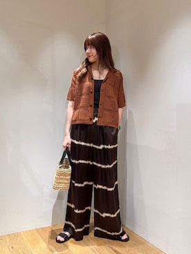 薫子さん(レディース・157cm)の夏コーディネート