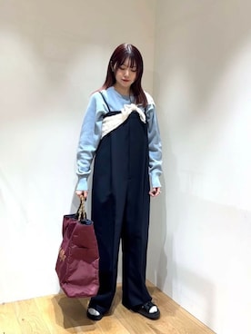 「URBAN RESEARCH（アーバンリサーチ）のアイテム（財布/小物）」を使った、薫子さん（レディース・158cm）の冬コーディネート