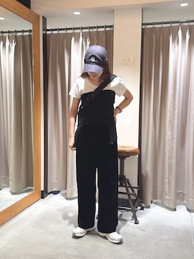 「SALOMON（サロモン）の『23-25サイズ』SALOMON　Exclusive XA PRO 3D（スニーカー）」を使った、薫子さん（レディース・158cm）の夏コーディネート