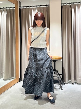 薫子さん（レディース・157cm）の春コーディネート