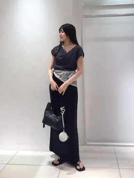 薫子さん(レディース・157cm)の夏コーディネート