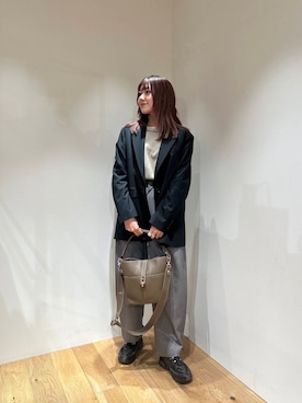 薫子さん(レディース・157cm)の冬コーディネート