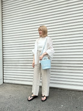 「MARNI（マルニ）のアイテム」を使った、薫子さん（レディース・158cm）の春コーディネート