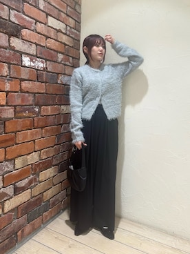 「AMOMENTO（アモーメント）のアイテム」を使った、薫子さん（レディース・158cm）の秋コーディネート