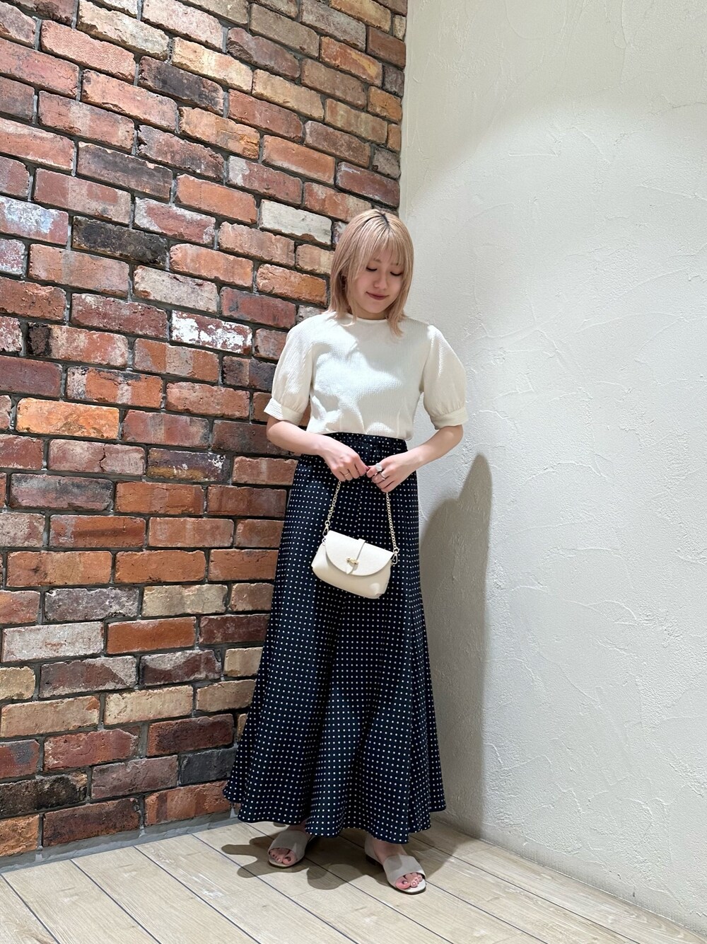 URBAN RESEARCH（アーバンリサーチ）の「ポルカドットフレアスカート
