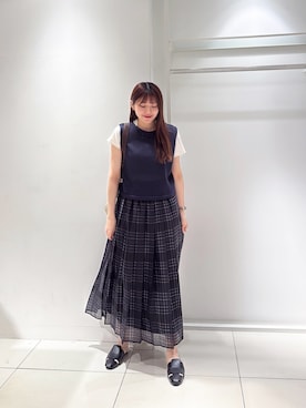 薫子さん(レディース・157cm)の春コーディネート