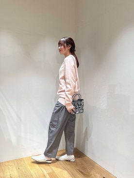 「URBAN RESEARCH（アーバンリサーチ）のアイテム（チュニック）」を使った、薫子さん（レディース・157cm）の冬コーディネート