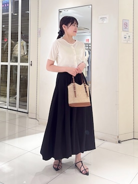 薫子さん(レディース・157cm)の夏コーディネート