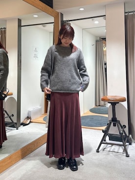 薫子さん（レディース・157cm）の冬コーディネート