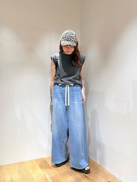 薫子さん（レディース・157cm）の夏コーディネート