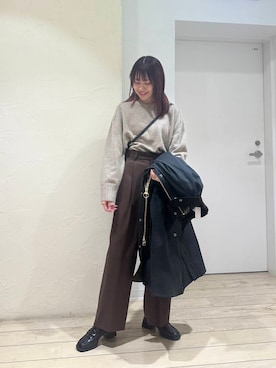 薫子さん(レディース・157cm)の冬コーディネート