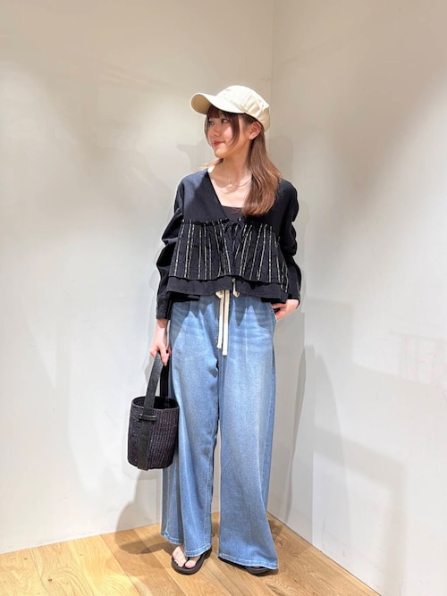 【アーバンリサーチ】スパンコール刺繍ブラウス URBAN RESEARCH ブラウス シャツ スパンコール刺繍ブラウス