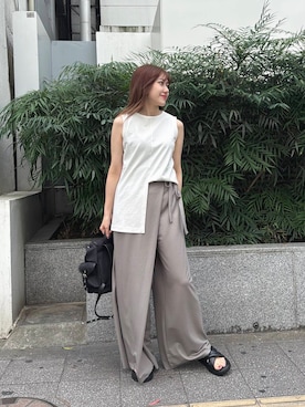 薫子さん（レディース・157cm）の夏コーディネート