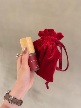 「アイテム（コスメキット/ギフトセット）」を使った、薫子さん（レディース・157cm）の冬コーディネート