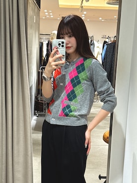 「アイテム（カーディガン/ボレロ、その他）」を使った、薫子さん（レディース・157cm）の秋コーディネート