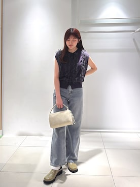 薫子さん（レディース・157cm）の春コーディネート