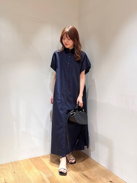 「初夏のお出掛けコーデ」｜「アイテム（ワンピース/ドレス）」を使った、薫子さん（レディース・157cm）の春コーディネート