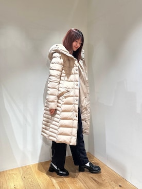 「URBAN RESEARCH（アーバンリサーチ）のアイテム（チュニック）」を使った、薫子さん（レディース・157cm）の冬コーディネート