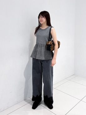 薫子さん（レディース・157cm）の夏コーディネート