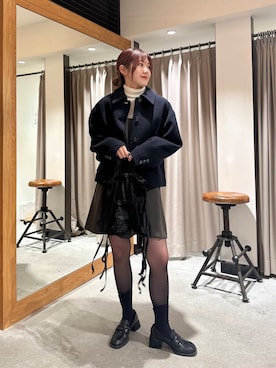 薫子さん(レディース・157cm)の冬コーディネート