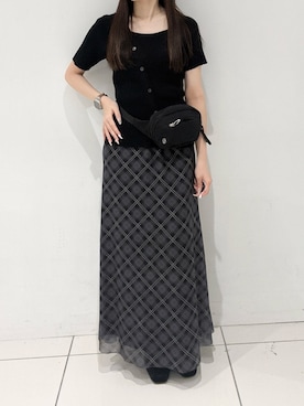 薫子さん（レディース・157cm）の夏コーディネート