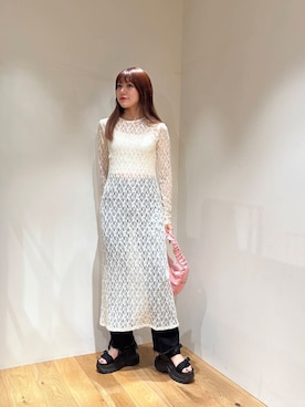 「URBANRESEARCH」｜薫子さん（レディース・157cm）の夏コーディネート