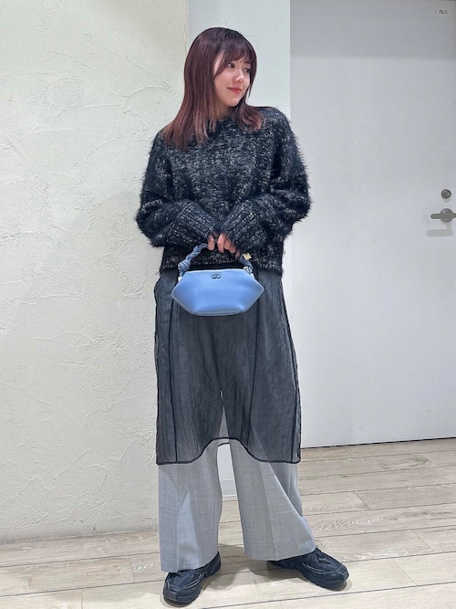 AFTERHOURSワイドスラックス100%wool AFTERHOURSワイドスラックス100%wool生地 - メルカリ