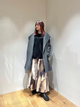 薫子さん（レディース・157cm）の冬コーディネート