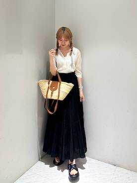 薫子さん(レディース・158cm)の夏コーディネート