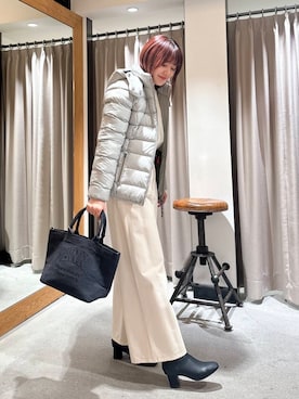 薫子さん(レディース・157cm)の冬コーディネート