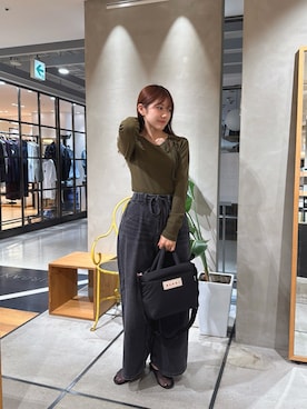 薫子さん（レディース・157cm）の秋コーディネート