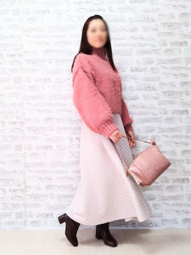 「新年一発目」｜「アイテム（バッグ）」を使った、rinrisoraさん（レディース・152cm）の冬コーディネート