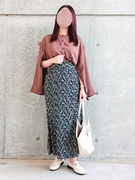 「編み込みバッグ」｜rinrisoraさん（レディース・152cm）の秋コーディネート