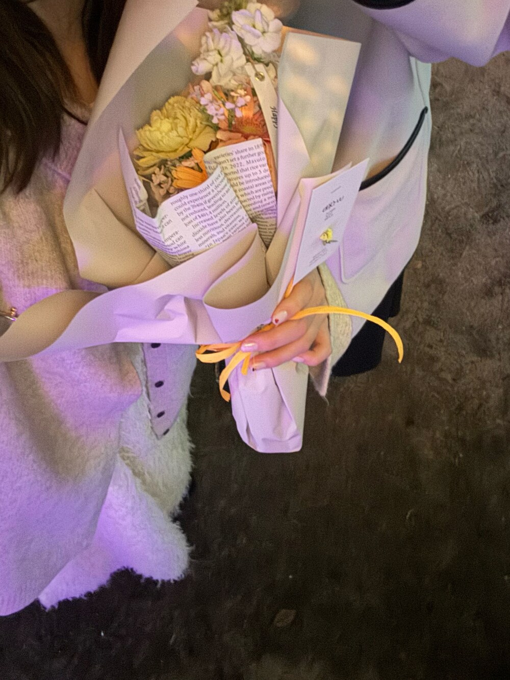 「Aunt Marie'sのヘアリージャガードバッククロスキャミワンピース（ワンピース、ベージュ系）」を使った、sanaさん（レディース・153cm）の秋コーディネートの1枚目の写真