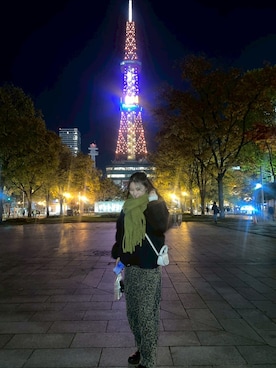 「SHAGGIE（シャギー）のアイテム」を使った、ayakoさん（レディース・157cm）の冬コーディネート