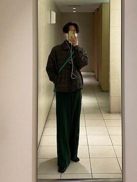 「アイテム（バッグ）」を使った、Jさん（メンズ・167cm）の冬コーディネート