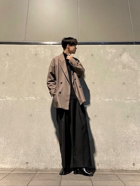 「mystic（ミスティック）のアイテム」を使った、Jさん（メンズ・167cm）の秋コーディネート
