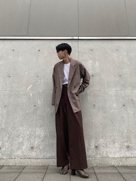 「mystic（ミスティック）のアイテム」を使った、Jさん（メンズ・167cm）の秋コーディネート