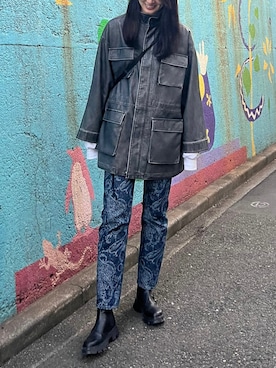 れにさん（レディース・174cm）の秋コーディネート