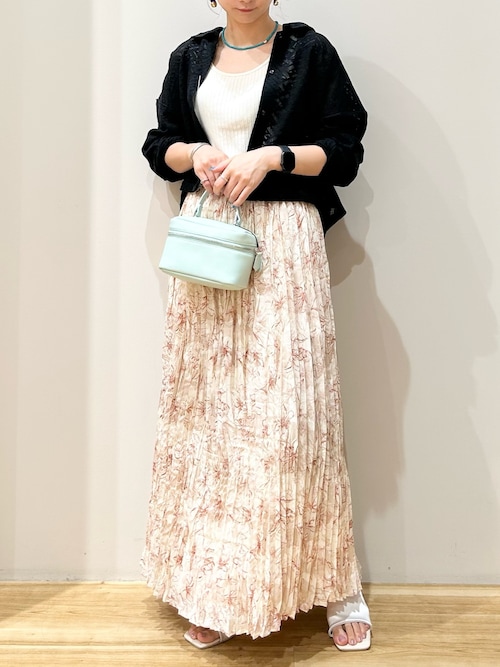 セール】フラワープリントプリーツスカート（スカート）｜ITEMS