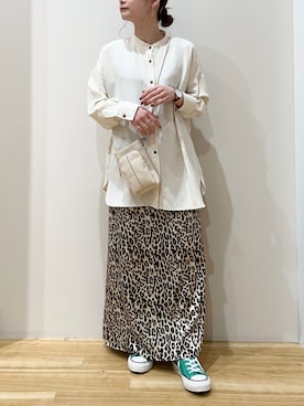 「カラースニーカー」｜yamaさん（レディース・155cm）の春コーディネート