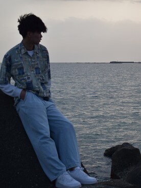 「76（セブンティシックス）のアイテム」を使った、minachankoootaさん（メンズ・183cm）の夏コーディネート