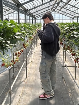 「アイテム（シューズ）」を使った、ryu62さん（メンズ・170cm）の冬コーディネート